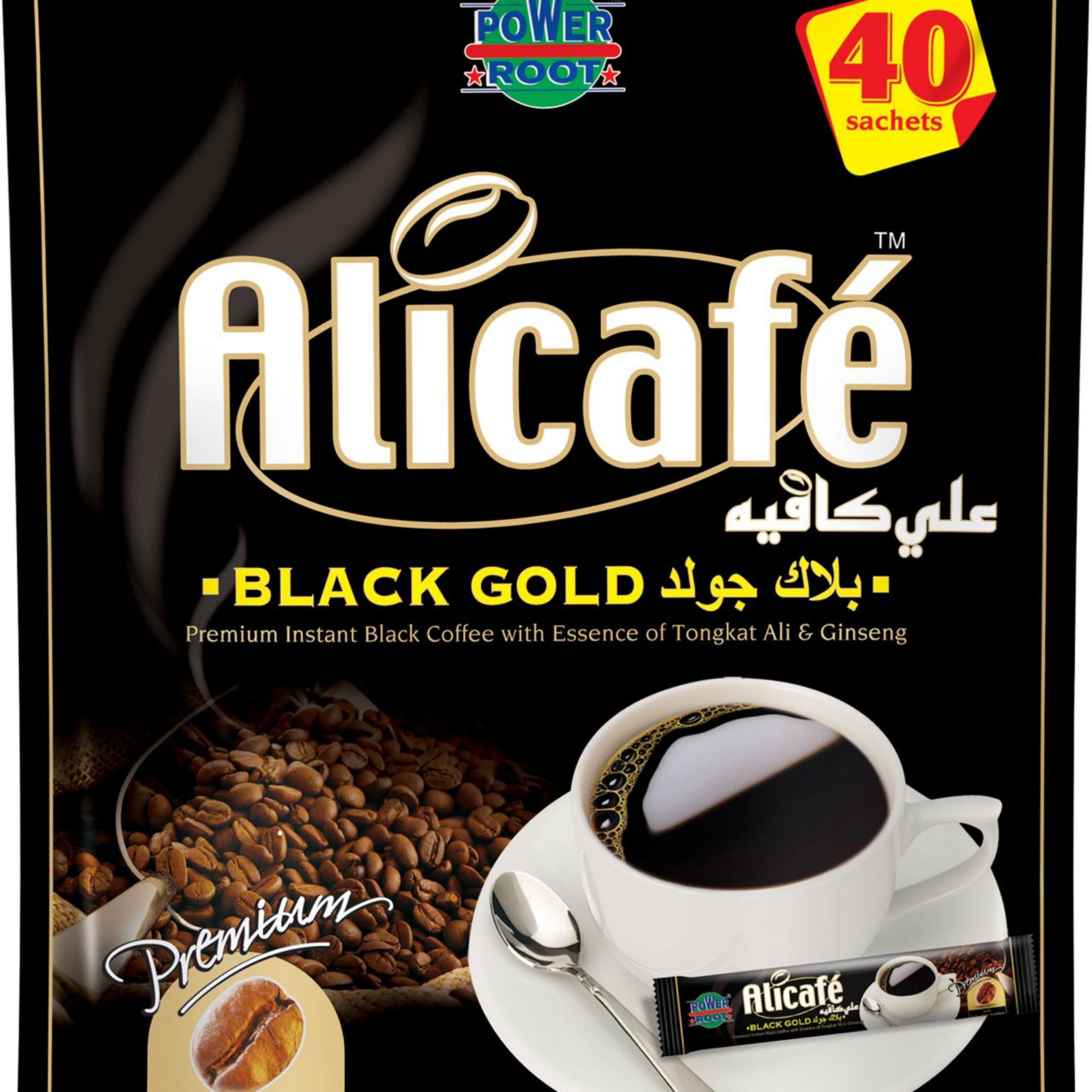 علی کافه 40 تایی اصل بلک گلد