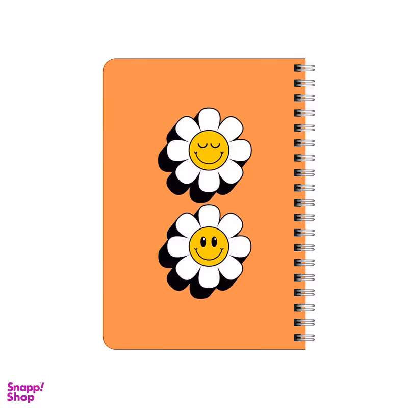 دفترچه یادداشت بامبیلیپ مدل چوبی طرح گلهای خوشحال  کد 2348573