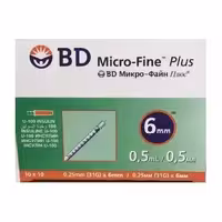 سرنگ انسولين نيم واحدي BD