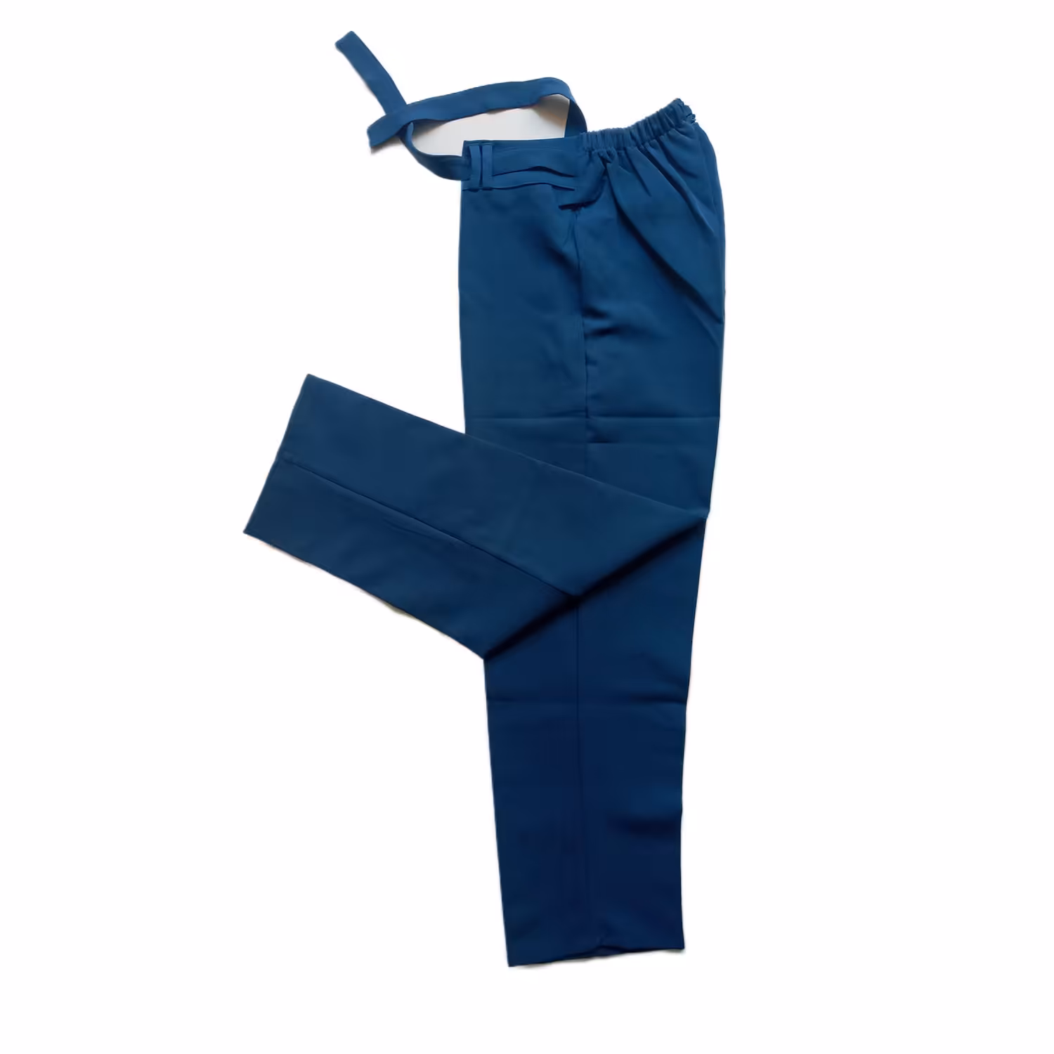 شلوار  مازراتی زنانه پشت کمر کش بنددار  آبی روشن در سه سایز، بهترین کیفیت