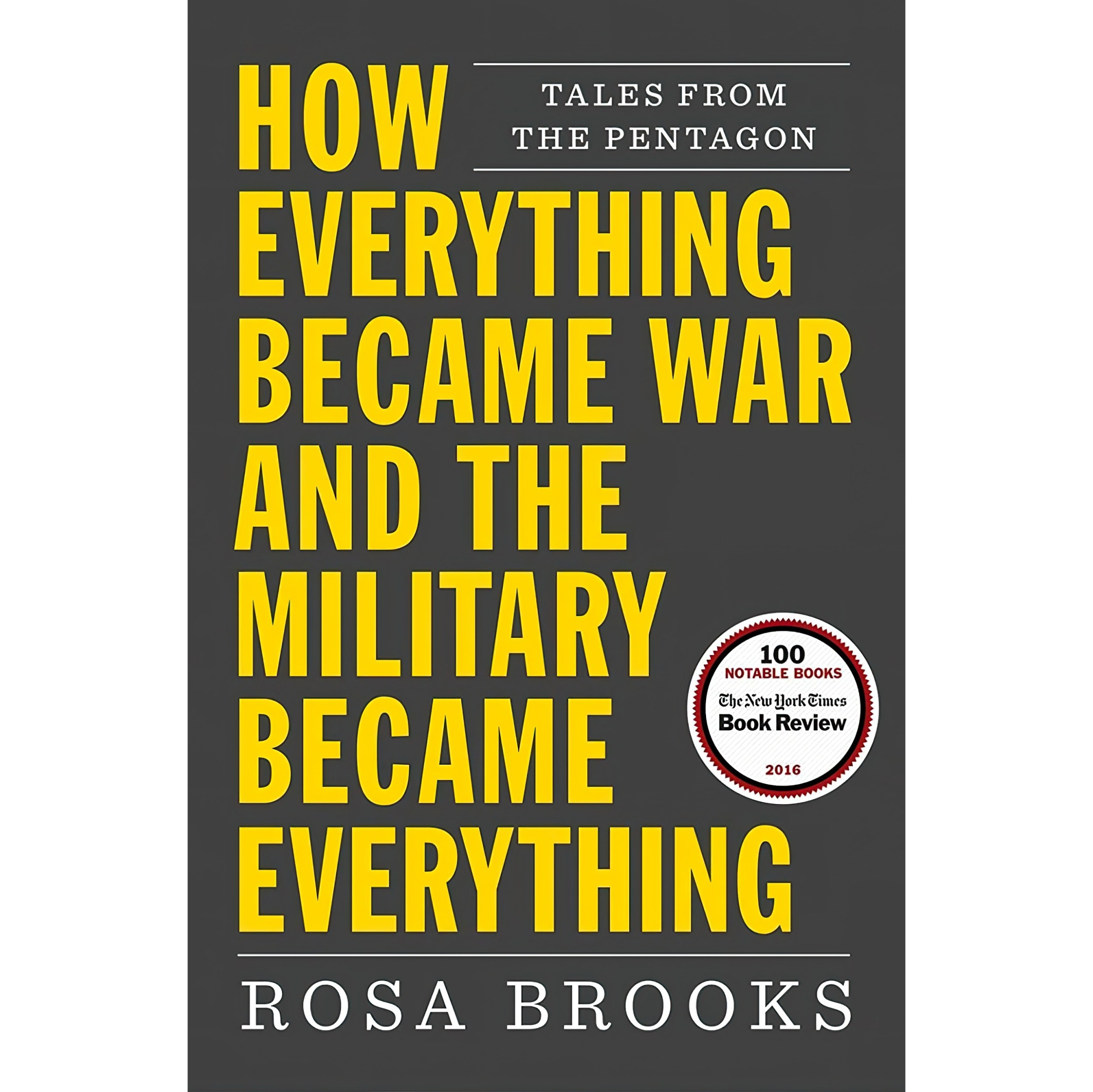 کتاب How Everything Became War and the Military Became Everything