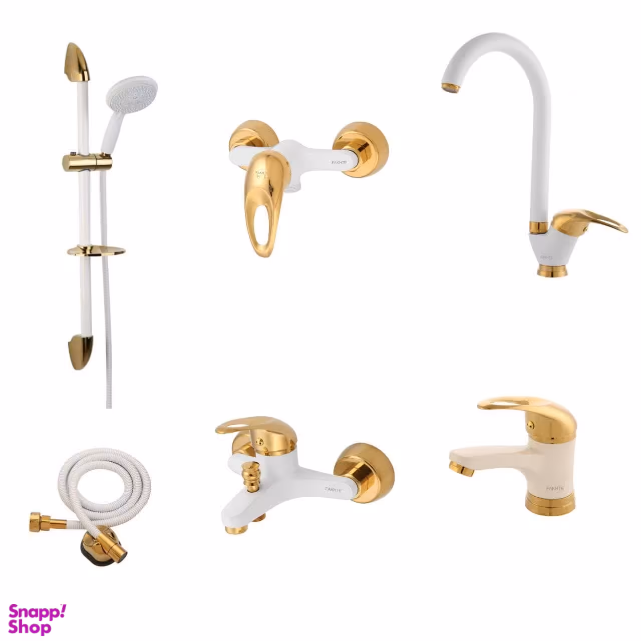 ست شیرآلات فاخته مدل اورانوس پلاس کد ST مجموعه 6 عددی