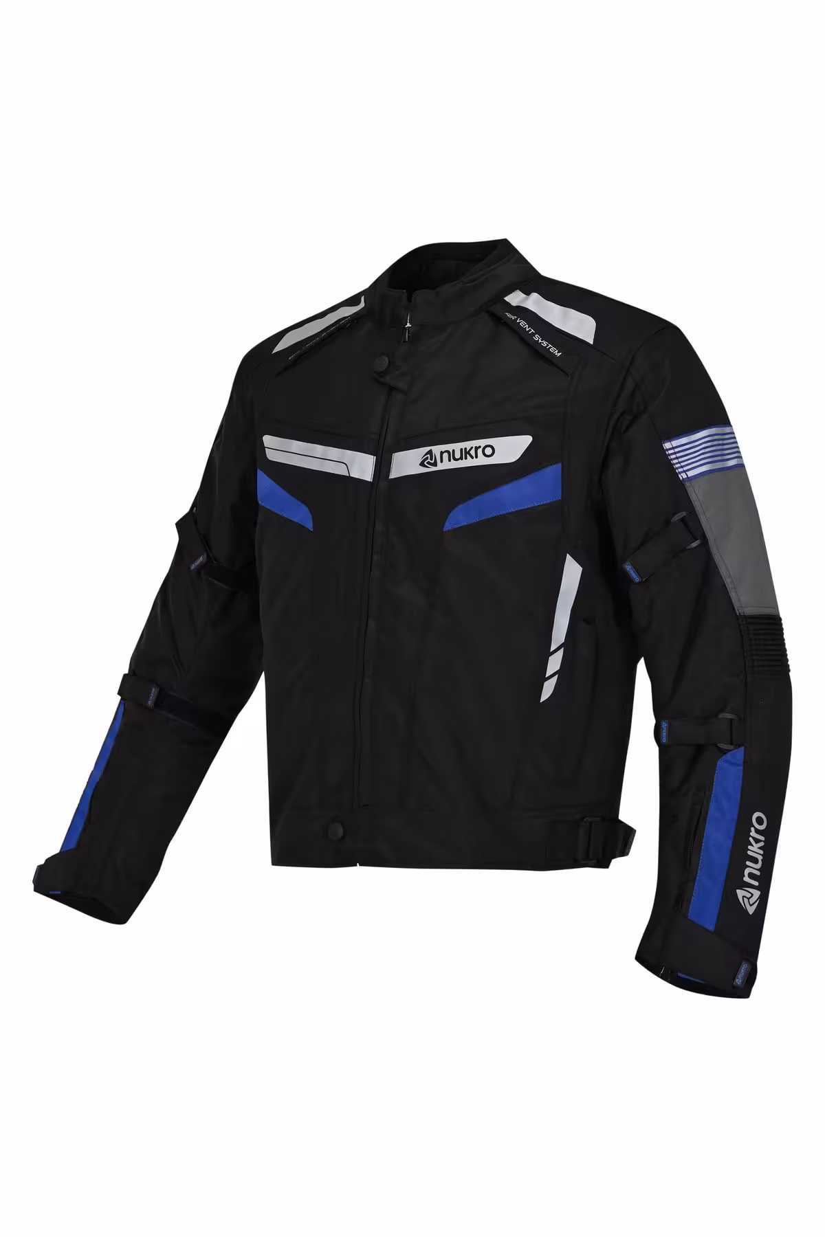 کاپشن موتورسوار مردانه STEALTH PRO BLUE 4 SEASON ژاکت موتور سیکلت Nukrowear