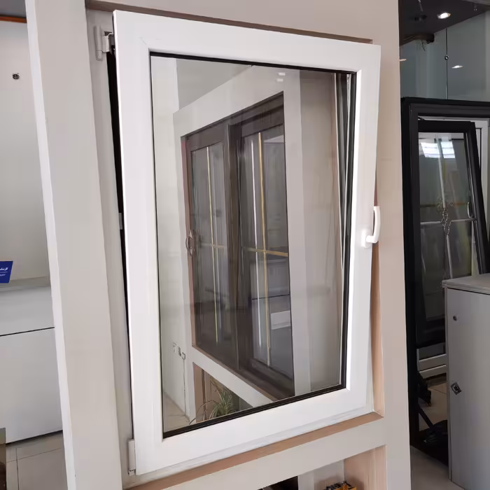 پنجره upvc تک حالته کشویی و دو حالته