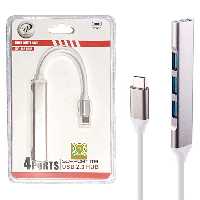 هاب USB چهار پورت Type-C ایکس پی XP-H815