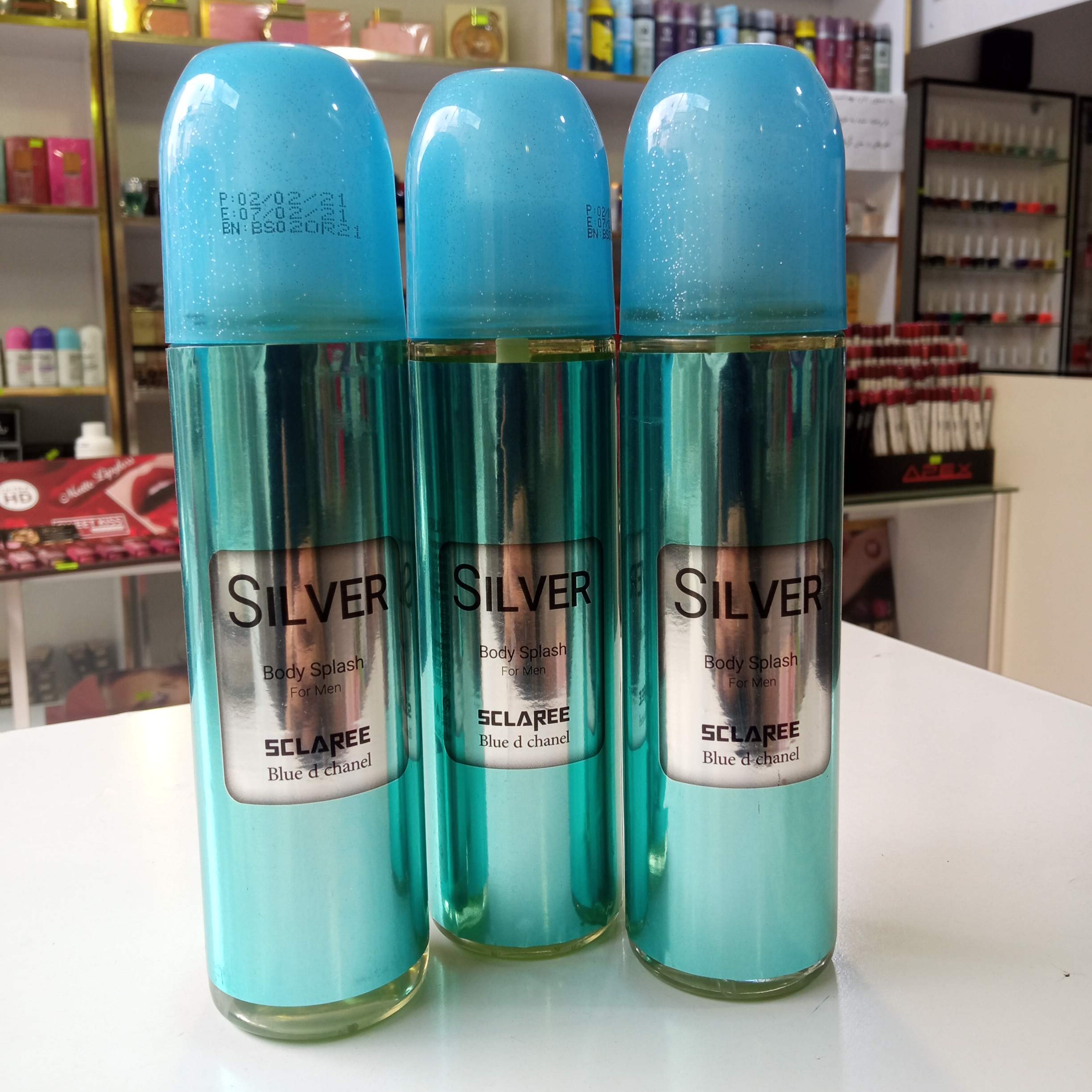 بادی اسپلش مردانه برنداسکلاره رایحه بلوشنل  رایحه خنک