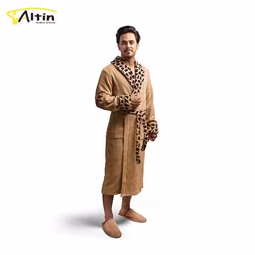 حوله تنپوش پودایران مدل جگوار نسکافه ای سایز 115