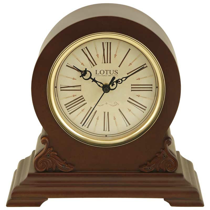 ساعت رومیزی لوتوس مدل DANSON کد T-5512 رنگ BROWN
