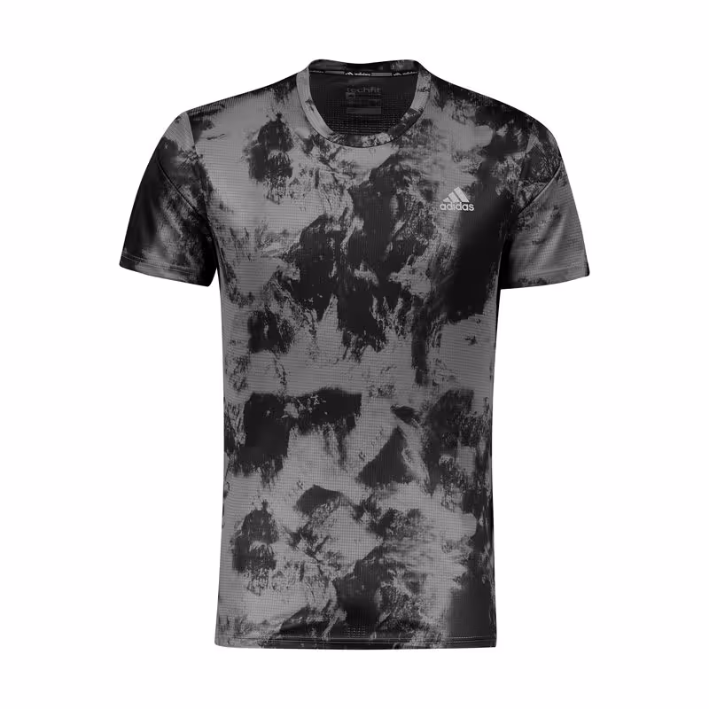 تیشرت ورزشی مردانه آدیداس مدل Tech-2202 چریکی طوسی