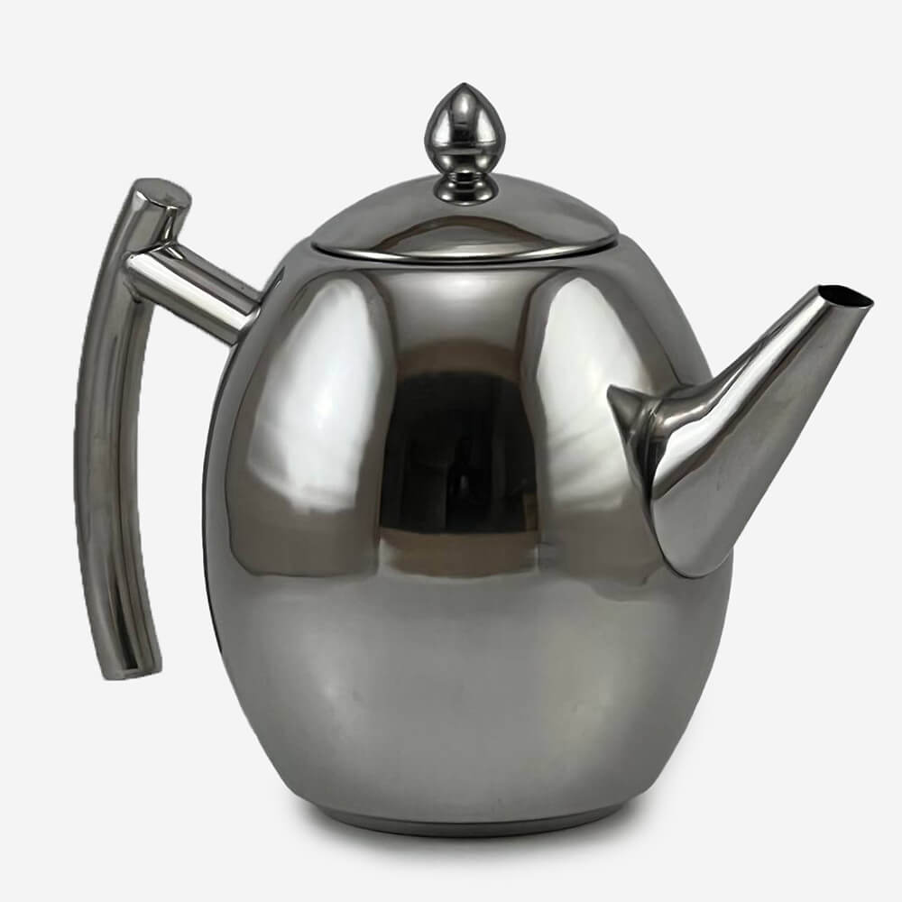 قوری 1.5 لیتر استیل فیلتر دار ویشان