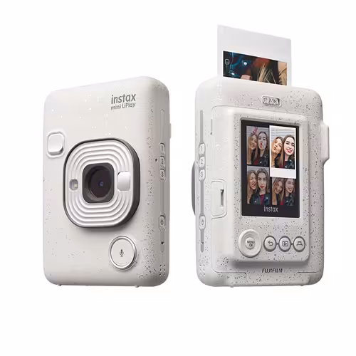 دوربین دیجیتالی چاپ سریع اینستکس مینی لیپلی فوجی فیلم | FUJIFILM INSTAX Mini LiPlay Camera (Stone White)