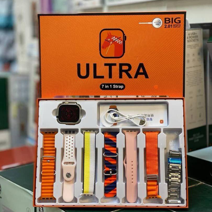 ساعت اپل واچ سری 8 الترا ساعت7بند الترا با گارانتی 18ماهه اسمارت واچ سری 8الترا