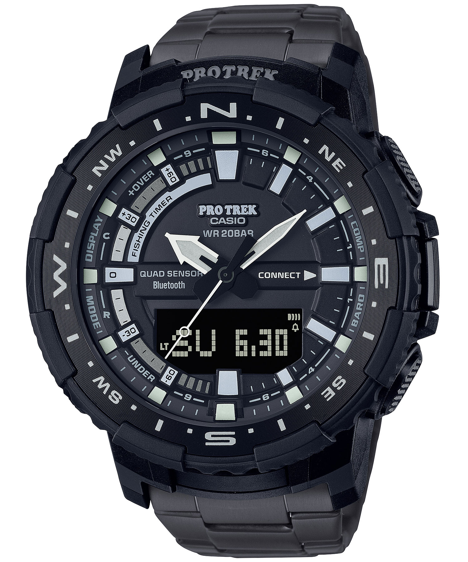 ساعت مچی مردانه کاسیو، زیرمجموعه PRO TREK، کد PRT-B70YT-1DR