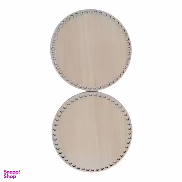 کفی تریکو بافی مدل دایره 25 کد K25-2 بسته 2 عددی