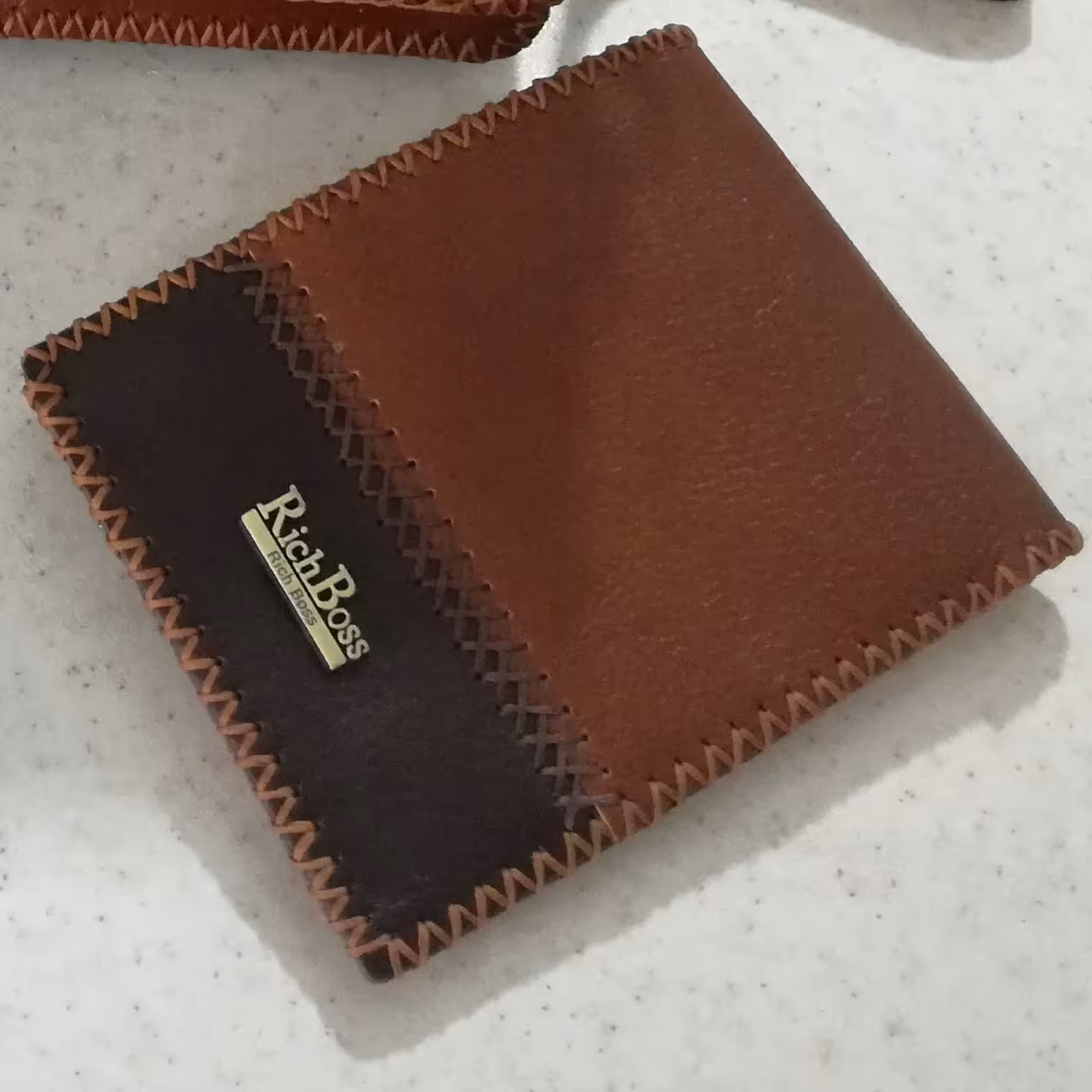 کیف پول چرم طبیعی درجه یک (صددرصد دست دوز)