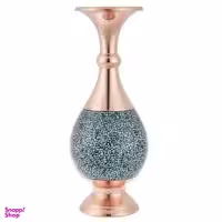 صراحی فیروزه کوب کارگاه رستا ارتفاع 20 سانتی متر