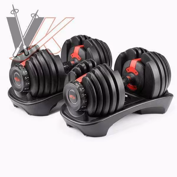 دمبل با قابلیت تنظیم وزن 5 تا 52.2 پوندی کد 1304180