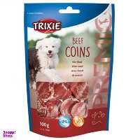 تشویقی سگ تریکسی مدل Beef Coins وزن 100 گرم
