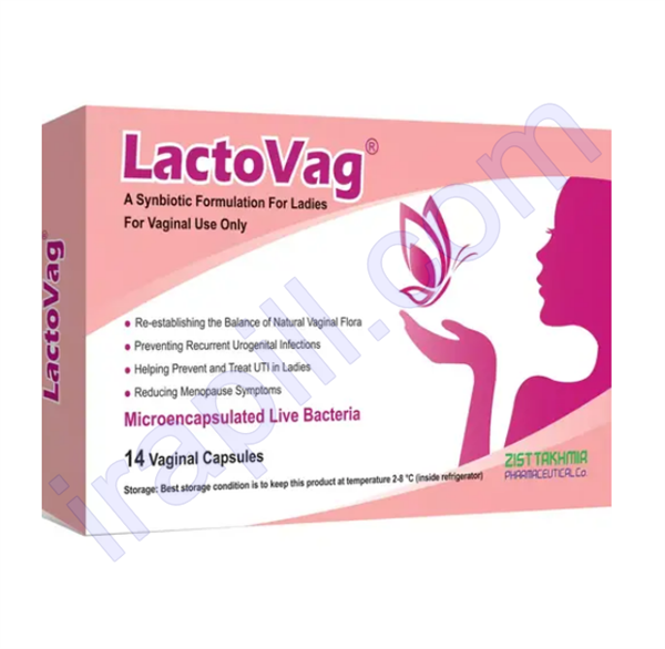 کپسول واژینال لاکتوواژ زیست تخمیر مناسب بانوان 14 عدد