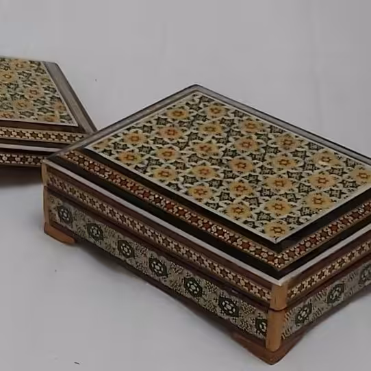 جاپاسورس خاتم کاری با طرح تذهیب