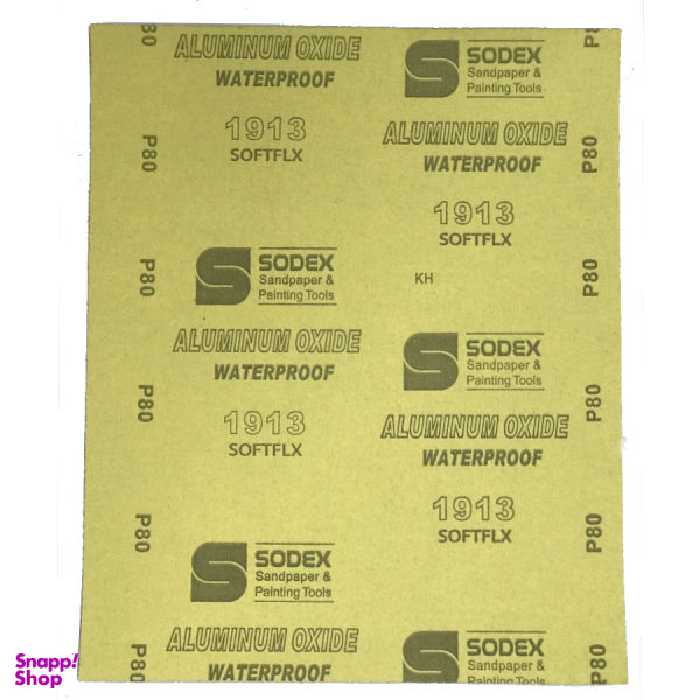 ورق سنباده سودکس مدل p 80 بسته 8 عددی