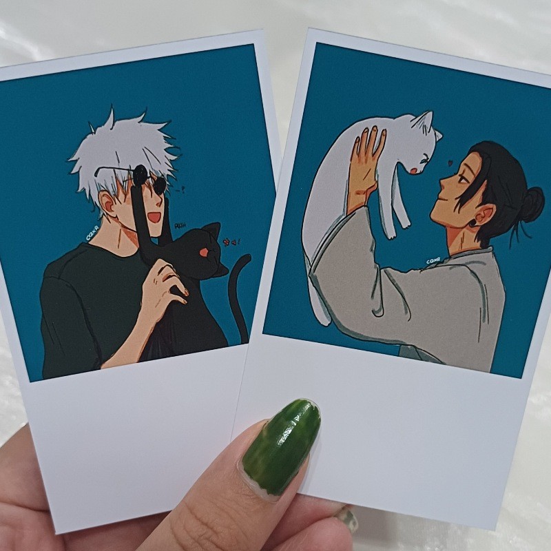 پک 2 تایی فوتوکارت طرح گوجو و گتو