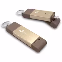 آدام المنتس فلش مموری لایتنینگ مدل iKlips DUO با ظرفیت 64 گیگابایت طلایی - Hiapple.ir