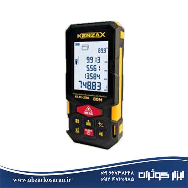 متر لیزری با قابلیت شارژ باطری 50 متری kenzax مدل KLM-250