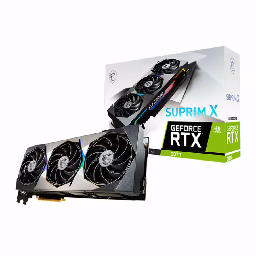 کارت گرافیک ام اس آی GeForce RTX 3070 SUPRIM X 8G LHR