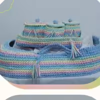 کریر نوزاد وست سه تیکه ای تریکوبافی کریر باکفی پلکسی