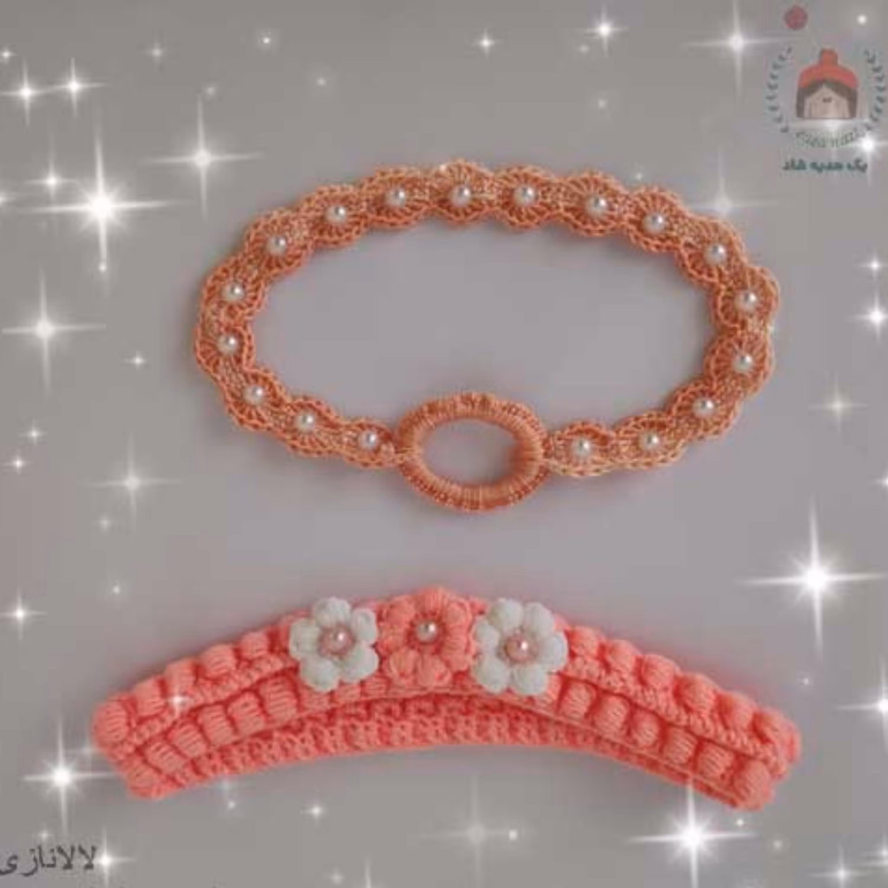 اکسسوری قلاب بافی هد بند بافتنی زنانه کد (50083 )