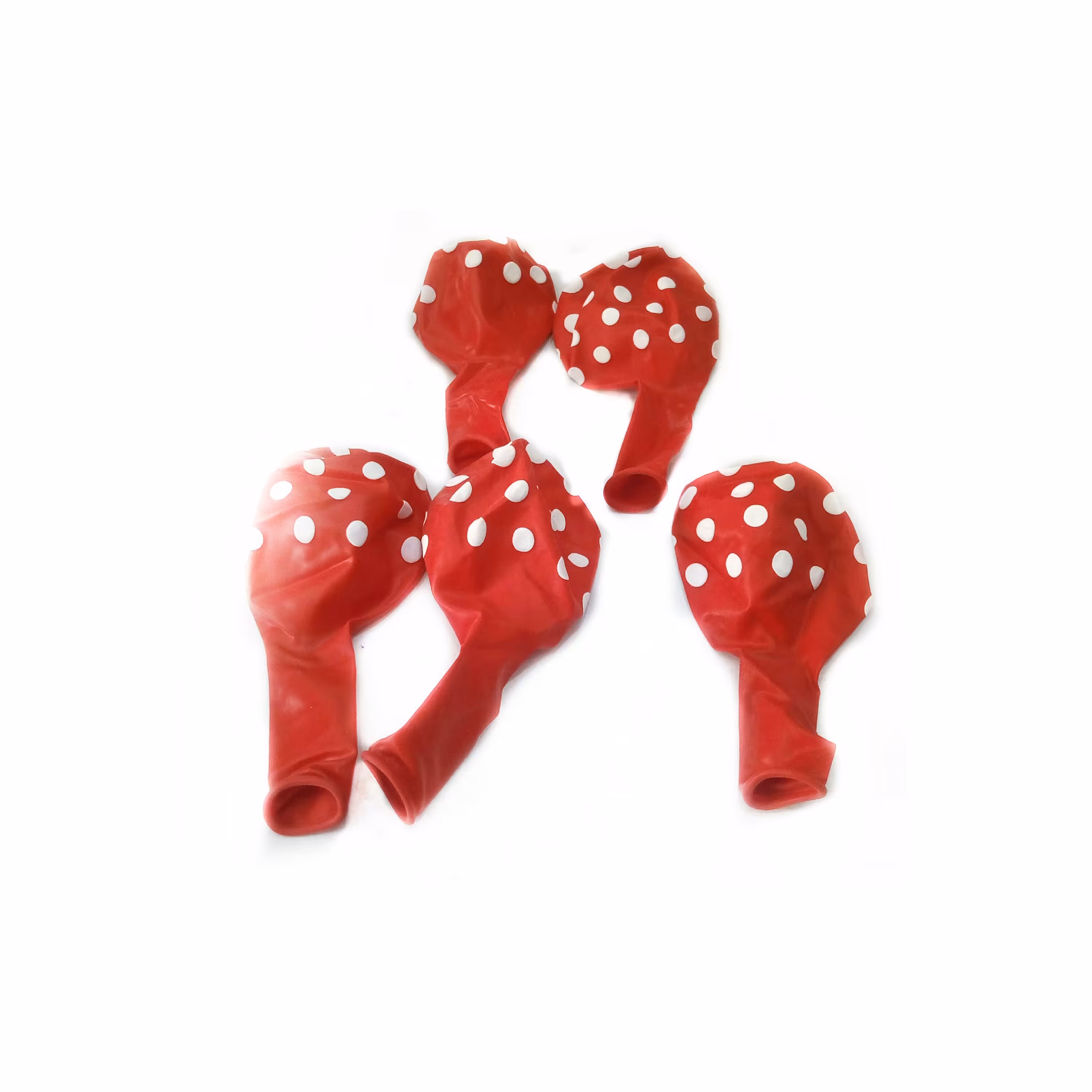 بادکنک خالدار قرمز 5 عددی