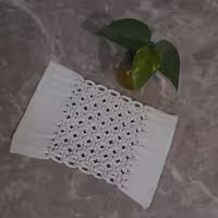 زیر لیوانی،زیر ماگ مکرومه دو عدد