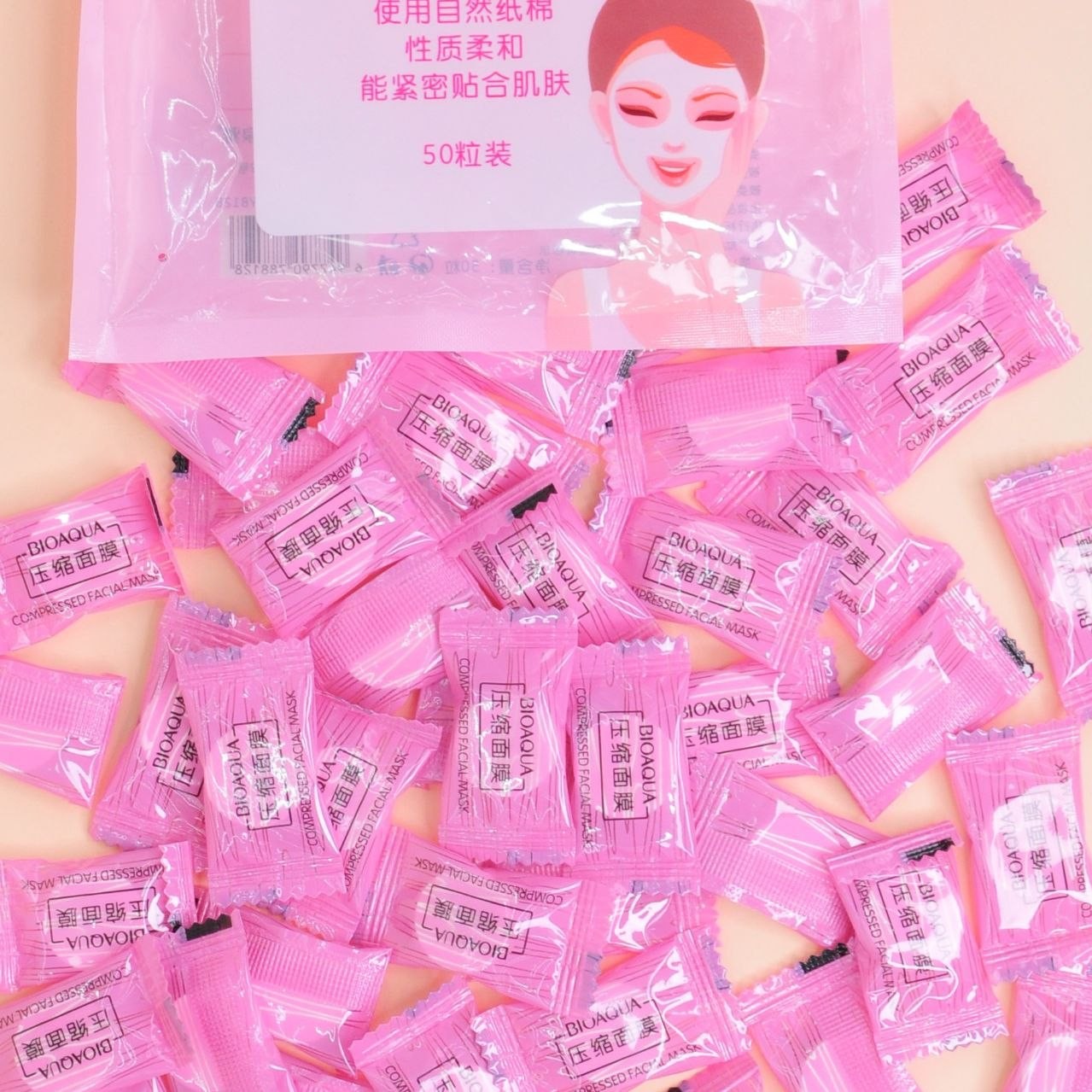 قرص ماسک 50 عددی بیواکوا
Bioaqua mask tablets