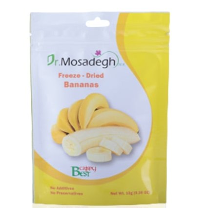 میوه موز خشک فریز دراید اکسیر بی همتای سلامت