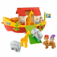 بلوک های ساخت و ساز 23 تکه کشتی نوح ecoiffier 3108