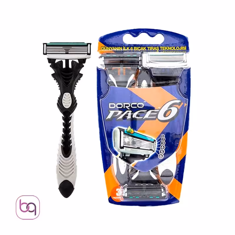 تیغ خود تراش اصلاح ژیلت دوموس 6 تیغ اورجینال - 3 عددی - بانه گالری