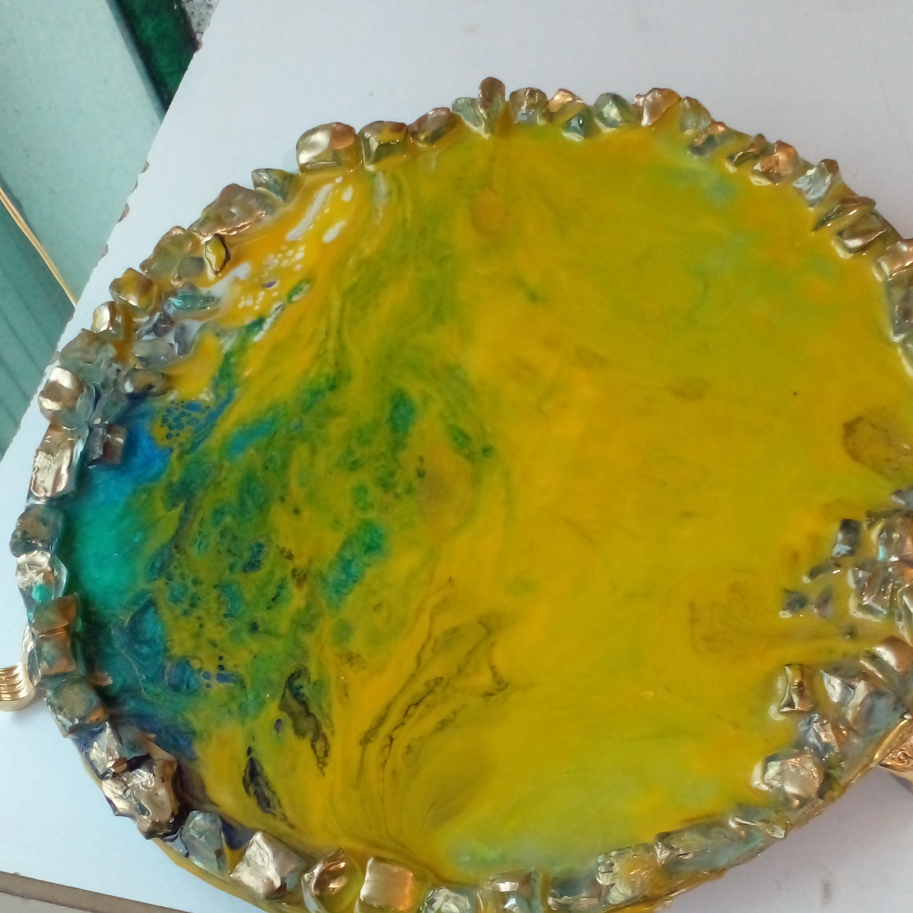شیرینی خوری پایه دار رزینی