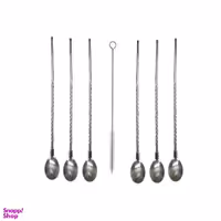 قاشق شربت خوری کد 1003 به همراه فرچه مجموعه 7 عددی