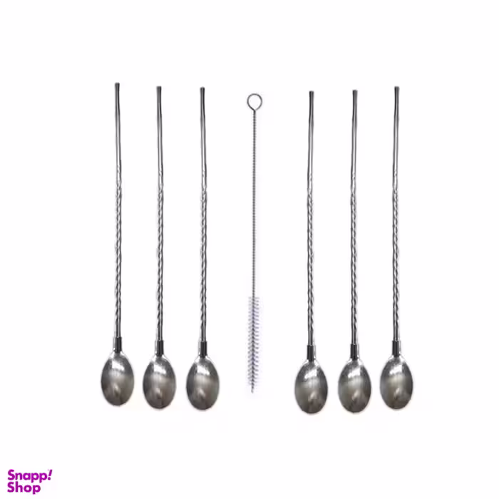 قاشق شربت خوری کد 1003 به همراه فرچه مجموعه 7 عددی