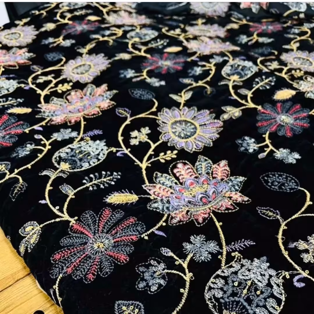 مخمل سوزن دوزی 