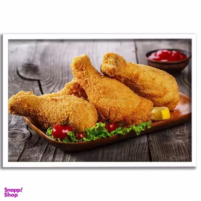 تابلو نوری بکلیت طرح مرغ سوخاری مدل لایت باکس W-S68