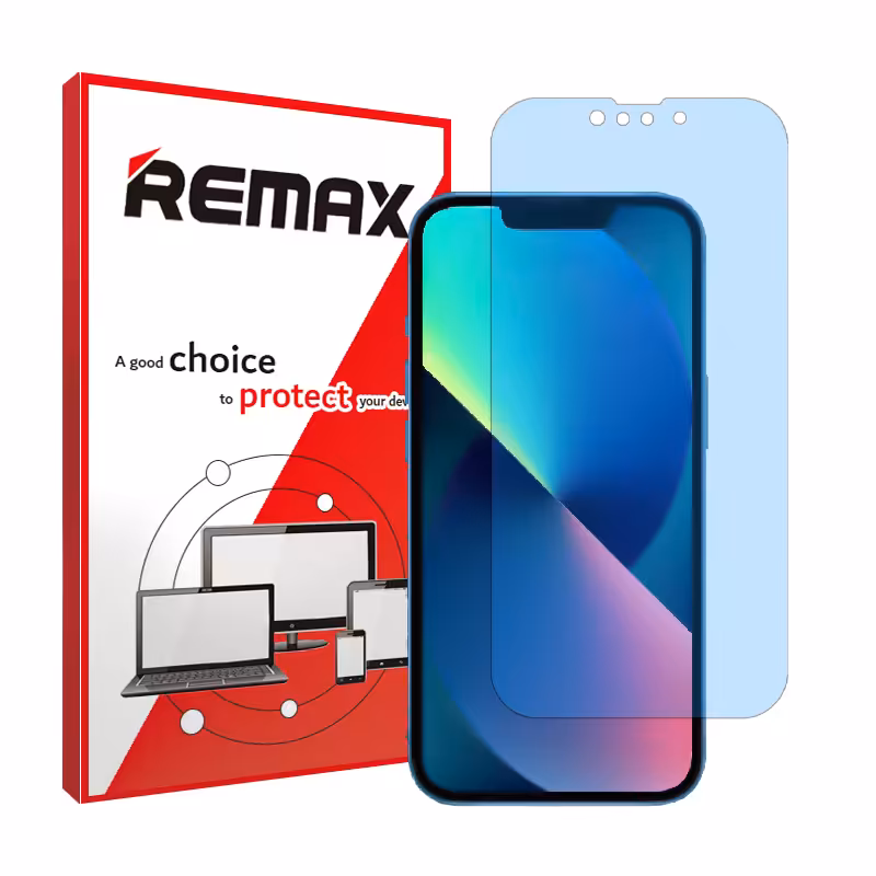 گلس اپل iPhone 13 mini مدل هیدروژلی آنتی بلو برند ریمکس کد S