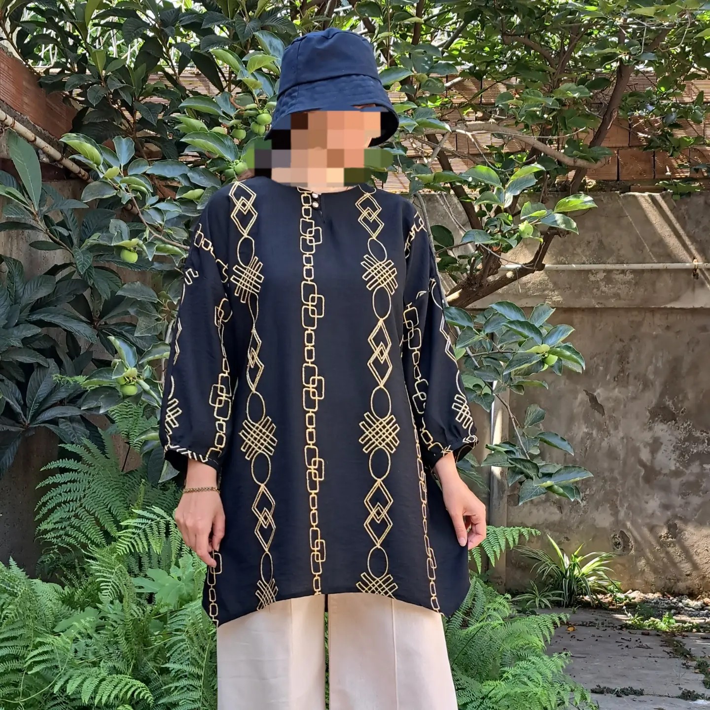 تونیک مانتویی زنانه کرسپو مشکی