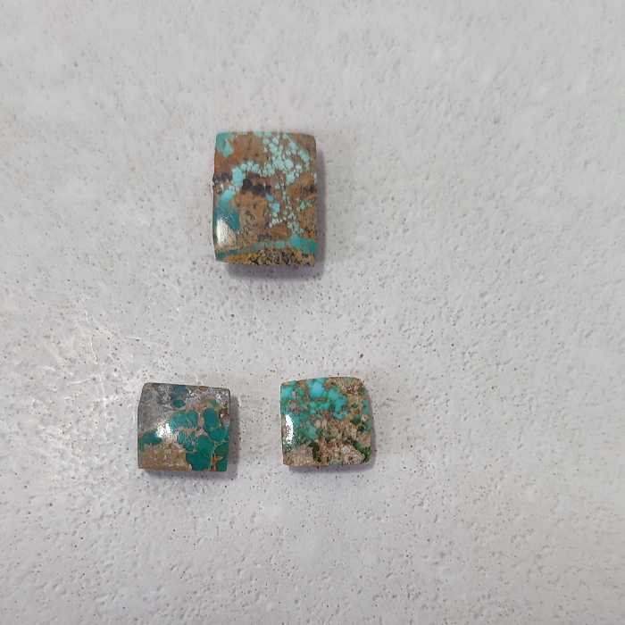 نیم ست سنگ فیروزه نیشابور