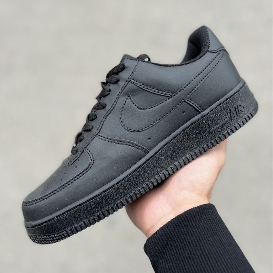 کفش پیاده روی مردانه مشکی نایک Nike air force 1سایز 41 تا 44