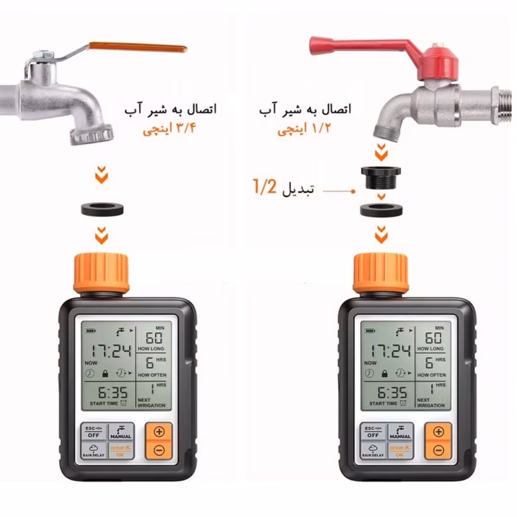 تایمر دیجیتال آبیاری آگرو