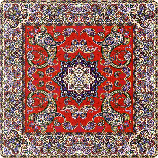 سرویس کامل رومیزی ترمه 5 تکه ابریشمی طرح شاهکار برند ترمه حسینی 