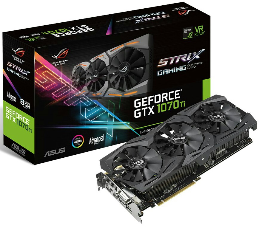 کارت گرافیک ایسوس مدل راگ استریکس جی تی ایکس 1070 تی آی ادونس ادیشن با حافظه 8 گیگابایت