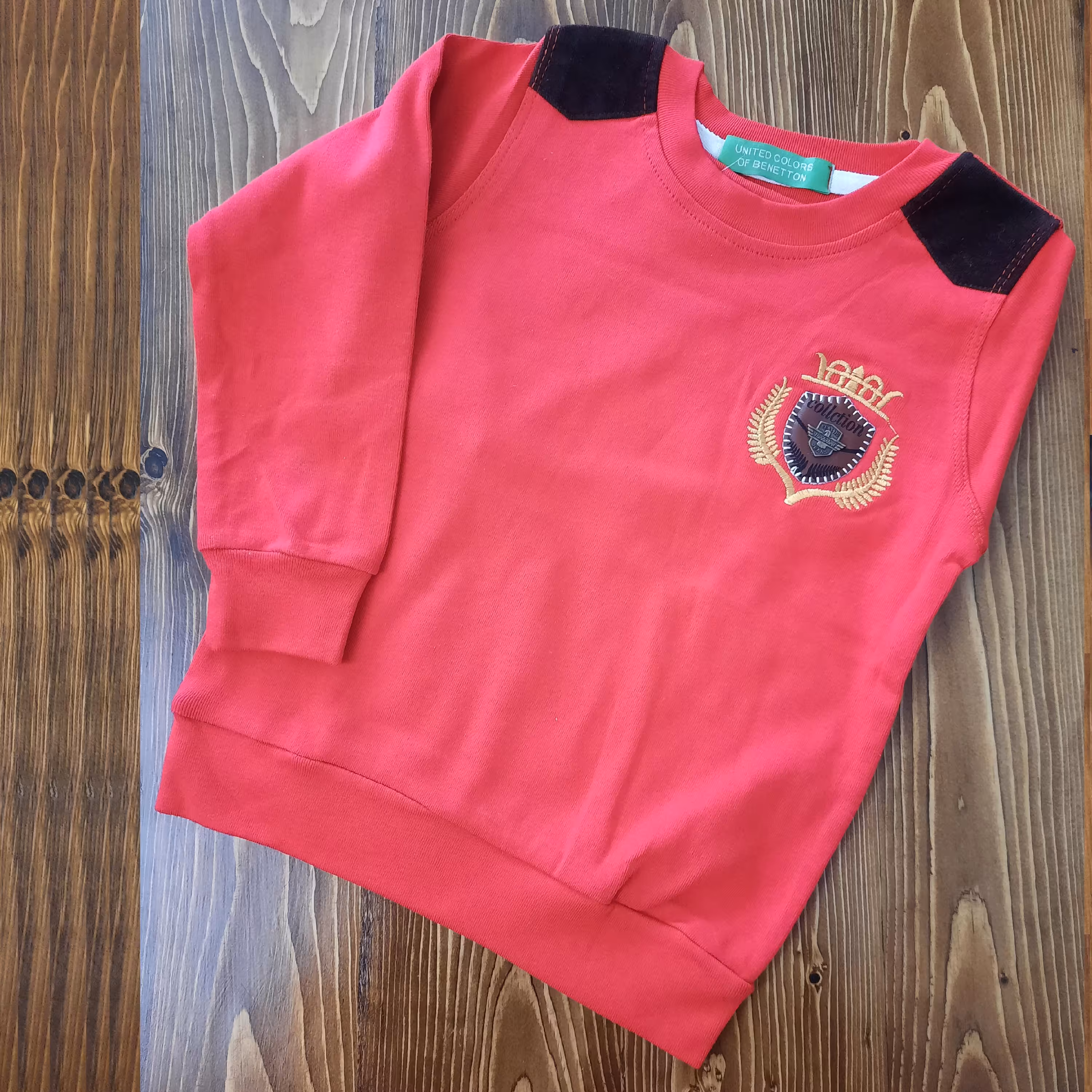 بلوز قرمز پسرانه آستین بلند چهار فصل سایز 40